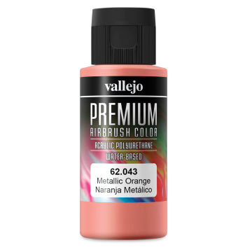 Vallejo Premium Airbrush Colors - 60 ml, Metallic Orange