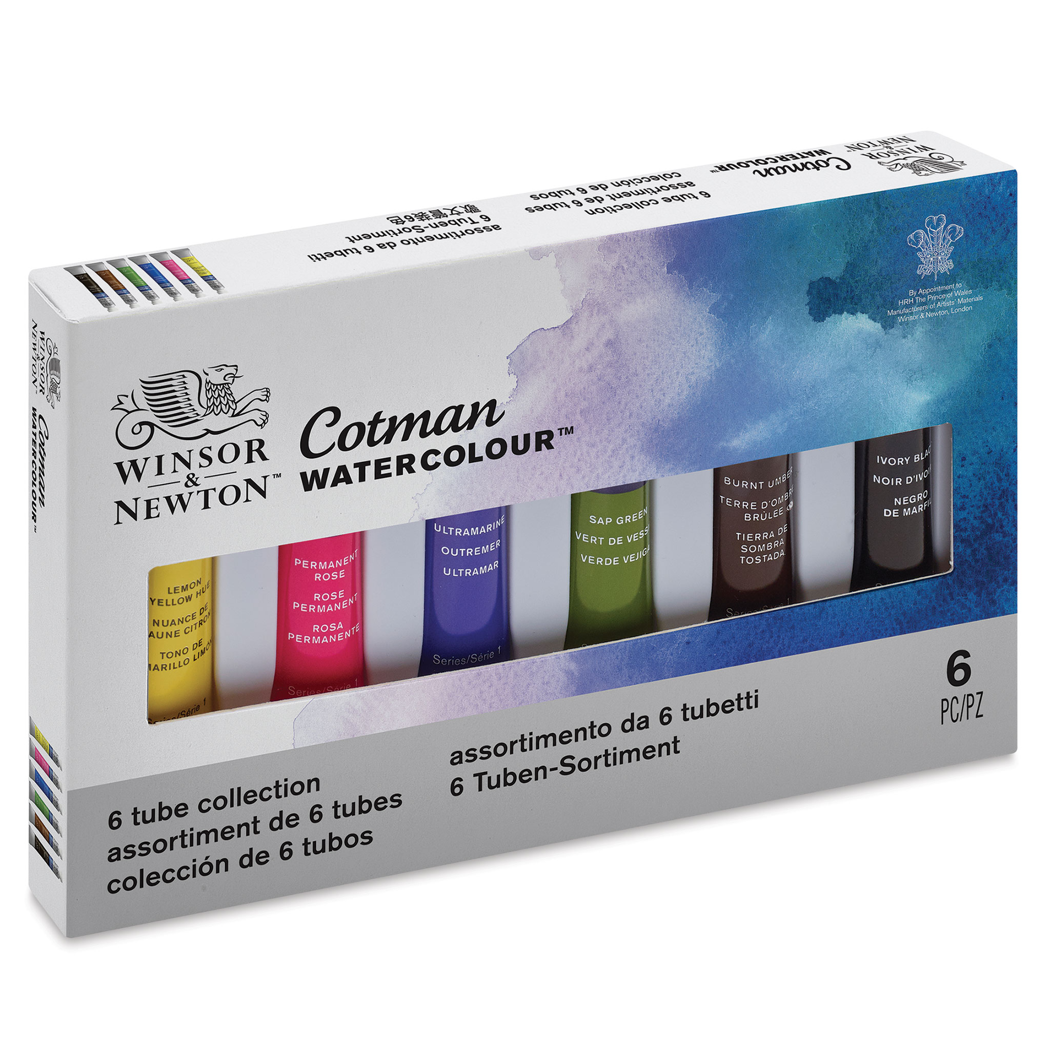 Winsor & Newton Cotman Watercolor Tube Set - Tube Travel Set, Assorted  Colors, Set of 12