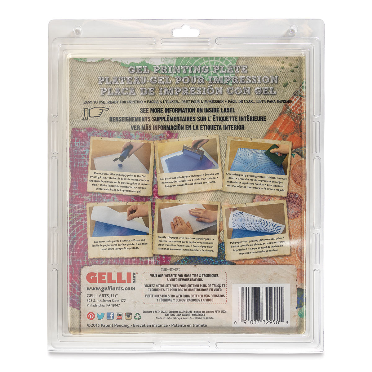 Gelli Arts - 12x14 Gel Printing Plate - GL12X14