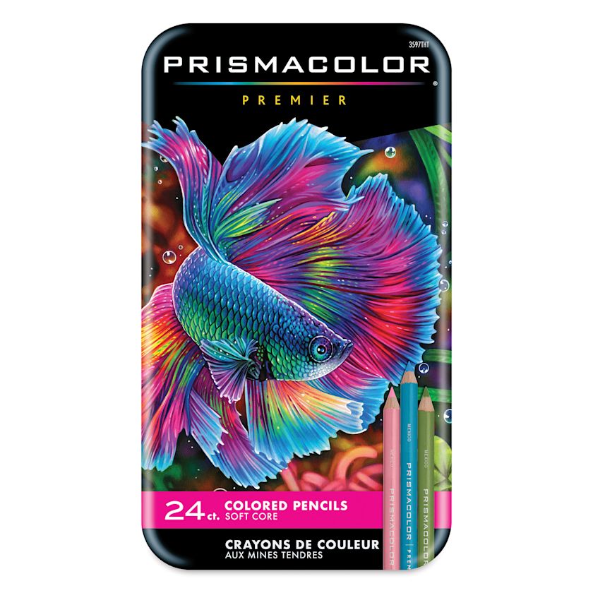 Prismacolor Premier Colored Pencils - Set of 24, Assorted Colors ...