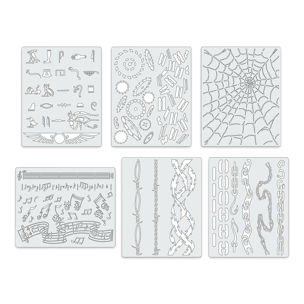 Iwata Artool Freehand Template - Set Of 6, Kustom FX 3 Mini | BLICK Art ...