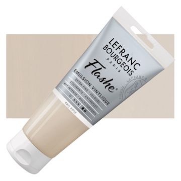 Open in modal - Lefranc & Bourgeois Flashe Vinyl Paint - Pink Gray, 80 ml tube and swatch