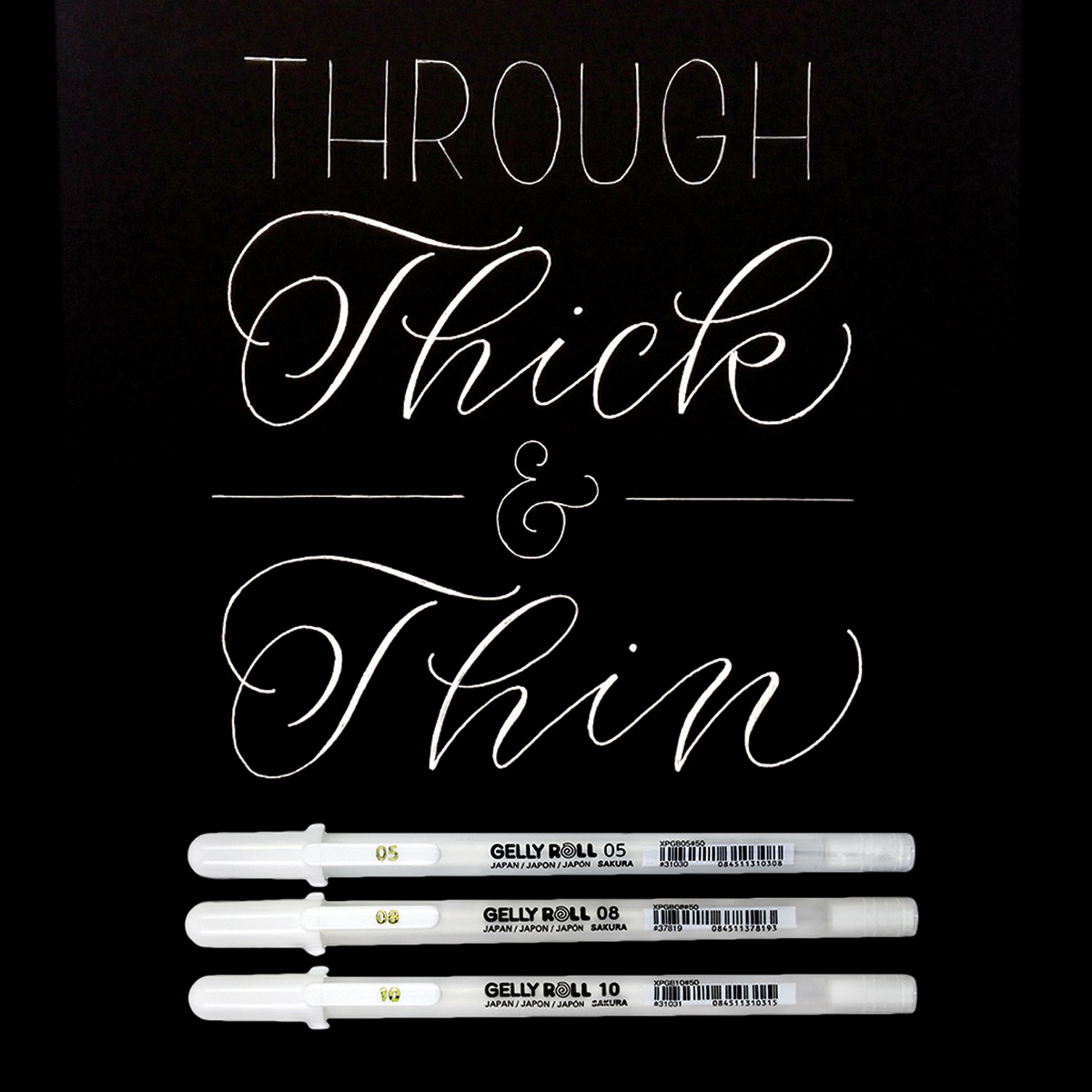 Sakura Japan 3pcs Gelly Roll Classic Highlight Pen Gel Ink Pens Bright  White Pen Highlight Sketch Markers Color Highlighting