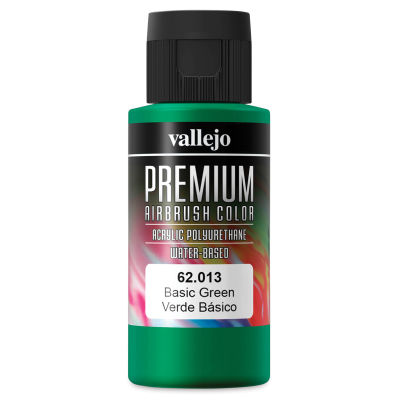 Vallejo Premium Airbrush Colors - 60 ml, Basic Green