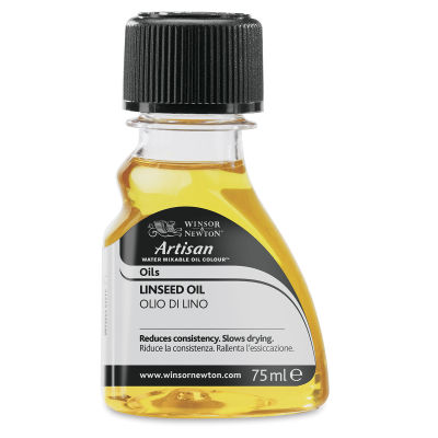 Winsor & Newton Artisan Water Mixable Linseed Oil - Front of 75 ml bottle