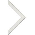 Blick Sierra Wood Frame - 16" x 20" x 1/2", Aged White