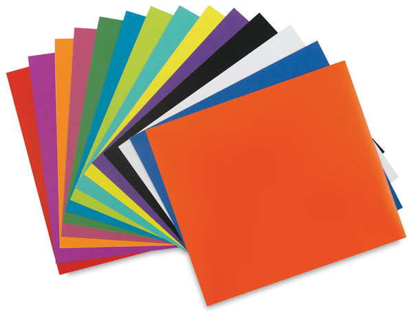 Coloring Colored Cardstock Card Kit
