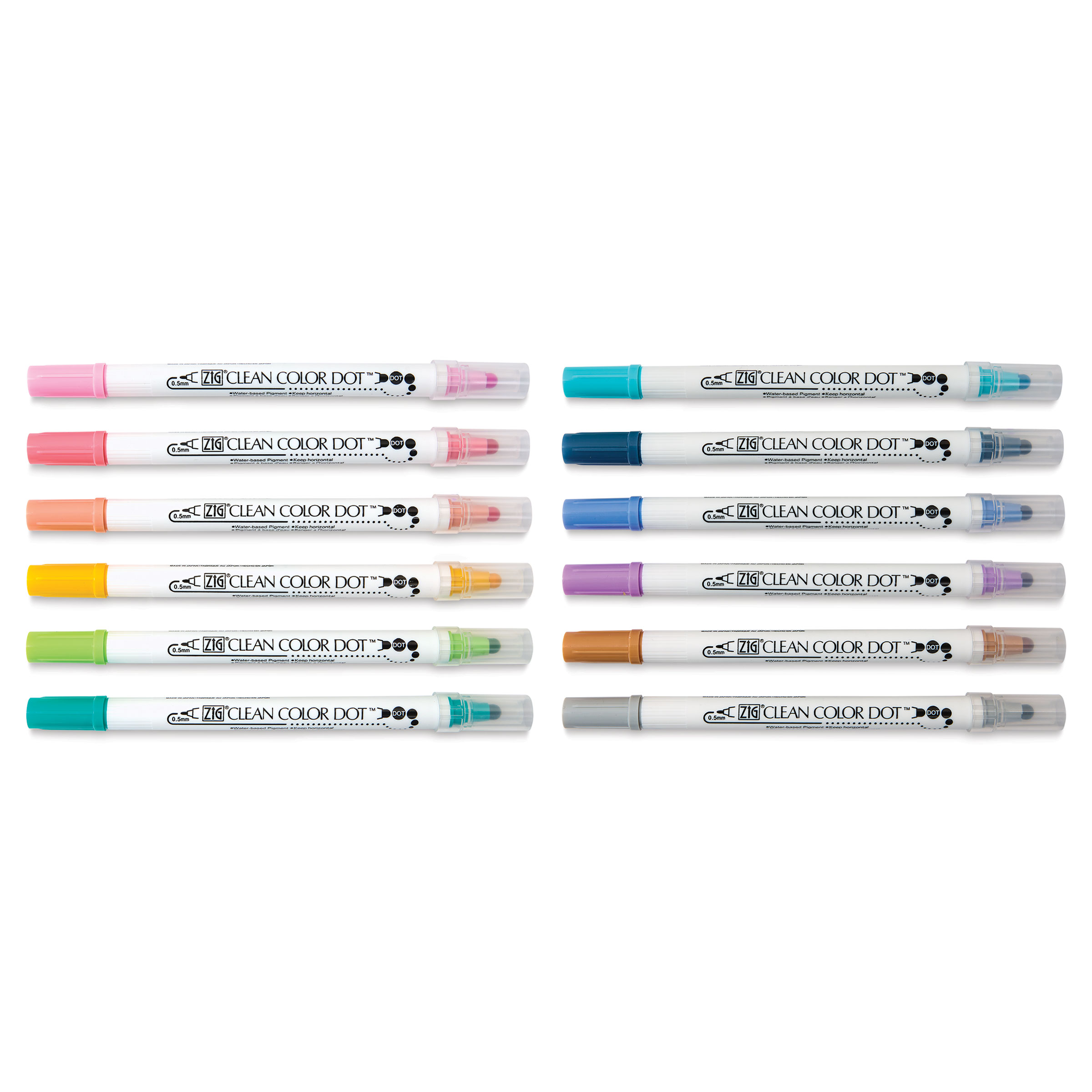 Zig Clean Color Dot Dual Tip Markers and Sets | BLICK Art Materials
