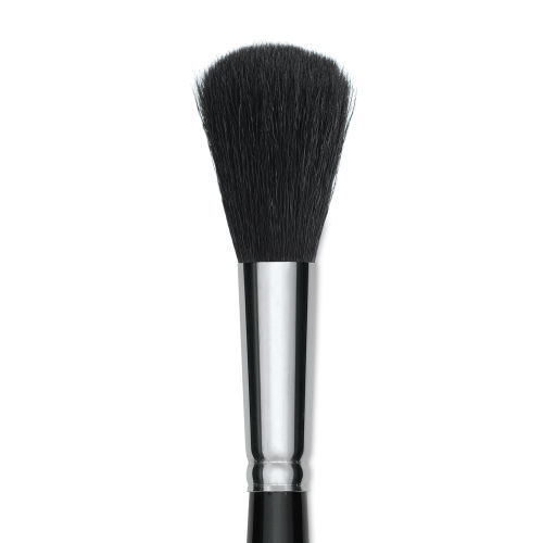 Silver Brush Black Goat Silver Mop Brush - Round, Size 16, Short Handle
