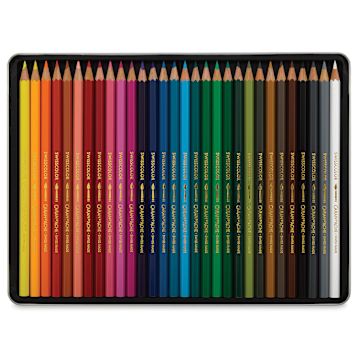 Open in modal - Caran d'Ache Swisscolor Water-Soluble Colored Pencils - Set of 30 (set contents)