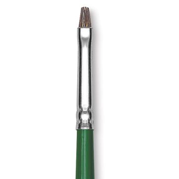 Open in modal - Blick Economy Sable Brush - Filbert, Long Handle, Size 0 close up