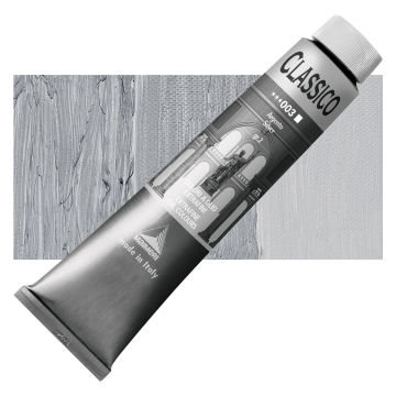Maimeri Classico Oil Color - Silver, 200 ml tube