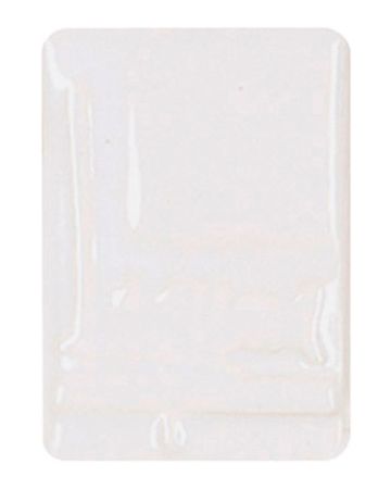 Open in modal - Laguna Lead-Free Gloss Glazes - Tile showing Alabaster White Glaze