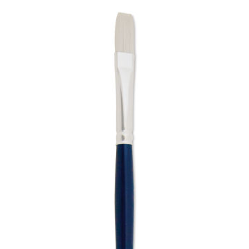 Silver Brush Bristlon Stiff White Synthetic Brush - Flat, Size 4 (close-up)