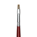 Escoda Bravo Light Ox Hair Brush - Bright, Long Handle, Size 6
