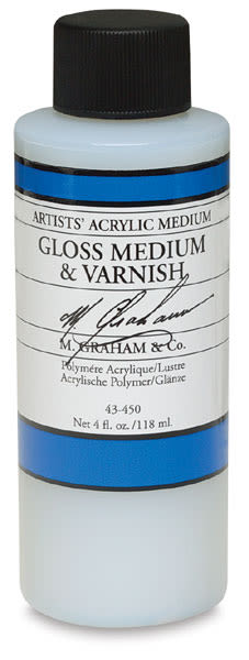 M. Graham Polymer Medium - Gloss, 4 oz bottle