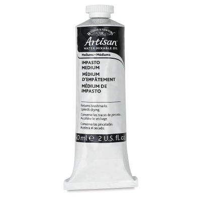 Winsor & Newton Artisan Water Mixable Oil Impasto Medium - 60 ml tube shown upright
