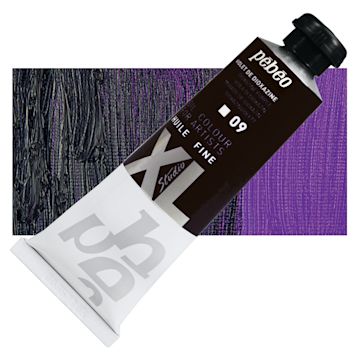 Open in modal - Pebeo XL Studio Oil Paint - Dioxazine Purple, 37 ml tube and swatch