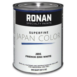 Ronan Superfine Japan Color - French Zinc White, Quart
