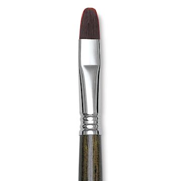 Open in modal - Escoda Primera Teijin Synthetic Brush - Bright, Long Handle, Size 20