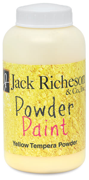 Open in modal - Richeson Powder Tempera Paint - Yellow, 1 lb Jar
