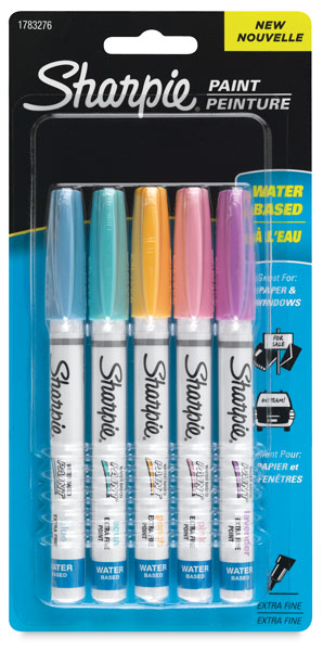 Sharpie Water-Based Paint Markers, Extra-Fine Point