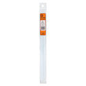 Plastruct Plastic Half-Round Rod - Pkg of 5, 0.125" Dia × 0.0625" H × 10" L