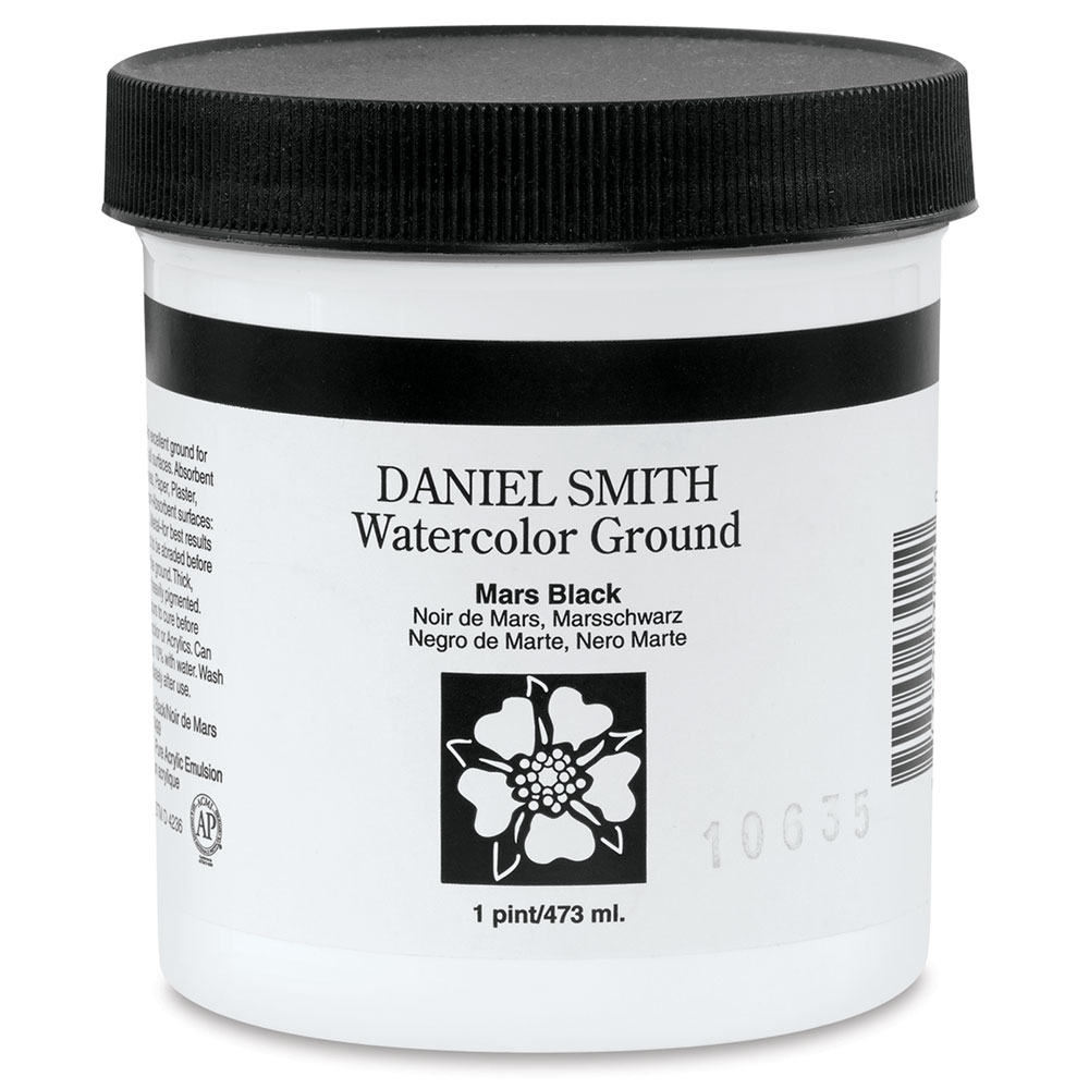  DANIEL SMITH Watercolor Ground 16oz Jar, Titanium White,  284055001 , Beige