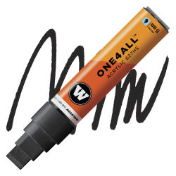 operatie liter Avonturier Molotow One4All Acrylic Marker - 15 mm Tip, Signal Black, Square Tip |  BLICK Art Materials