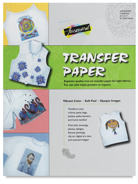 iron on transfer paper from blick art supply