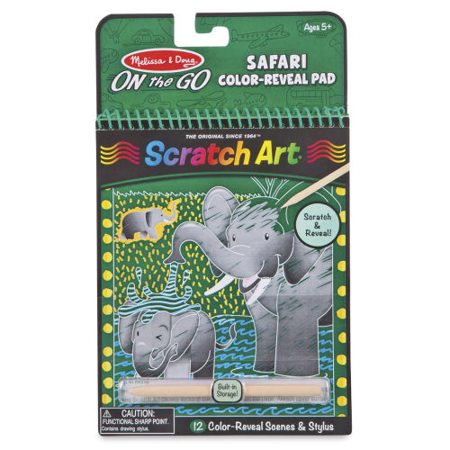 Melissa & Doug On the Go Scratch Art Pads - Safari