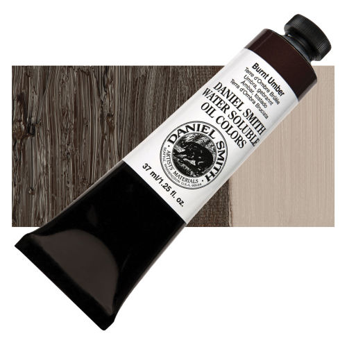 Daniel Smith Water - Soluble Oil Color 37ml Tube - Burnt Umber