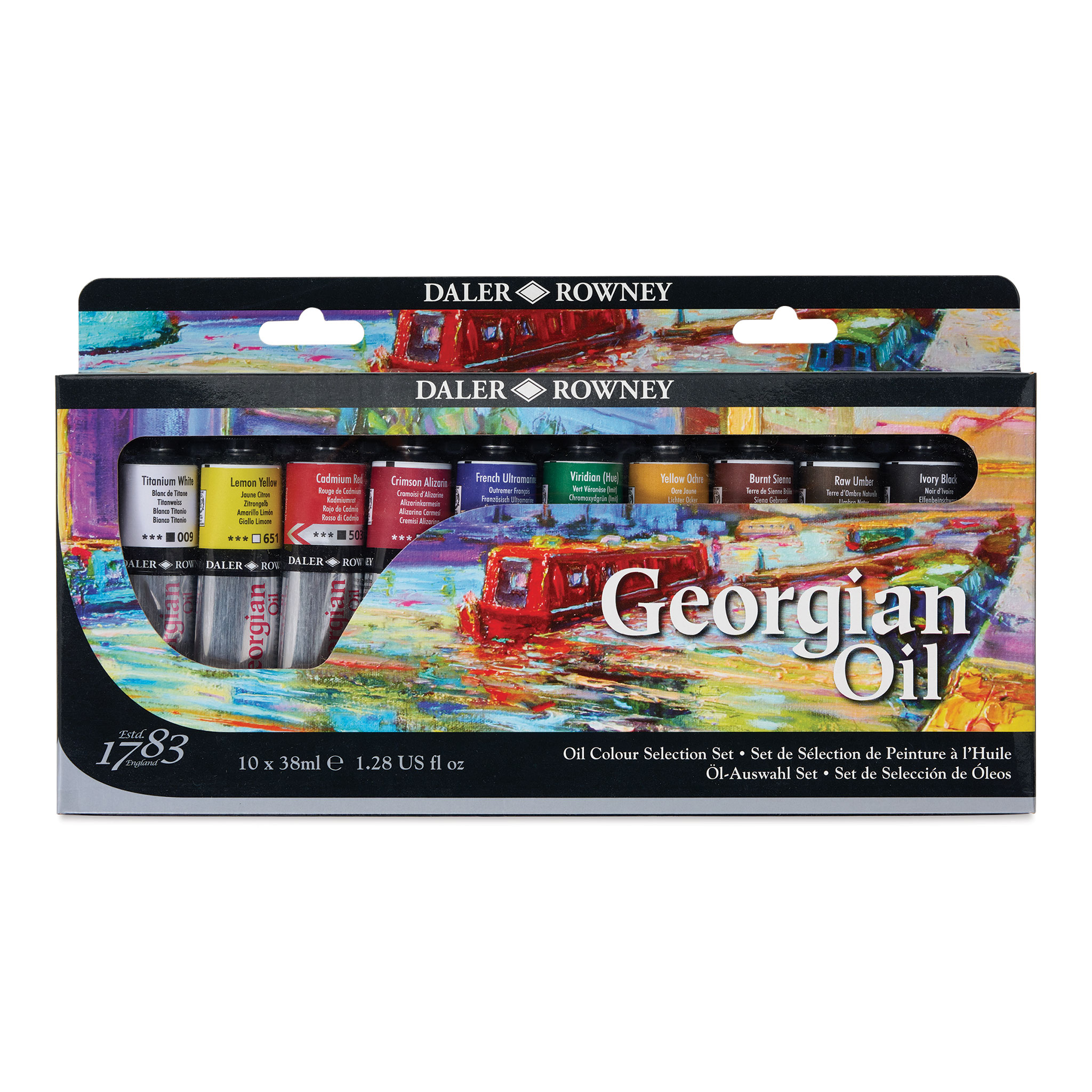 Daler-Rowney Georgian Oil Paint - Introduction Set of 10, 22 ml
