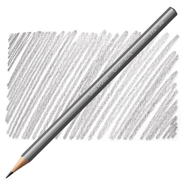 Open in modal - Caran d'Ache Grafwood Pencil - 2B pencil and swatch