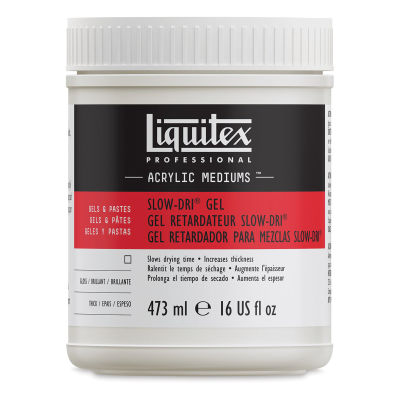 Liquitex Medium - Slow-Dri Gel, 16 oz jar
