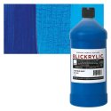 Blickrylic Student Acrylics - Fluorescent Blue, Quart