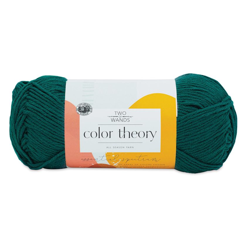 Lion Brand Color Theory Yarn Peacock BLICK Art Materials Lion brand color theory yarn peacock blick art materials