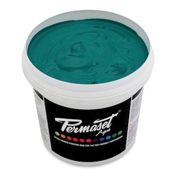 Open in modal - Permaset Aqua Fabric Ink - Supercover Green B, Liter