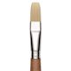 Escoda Futura Synthetic Bristle Brush - Series 5424, Flat, Size 16, Long Handle, close-up