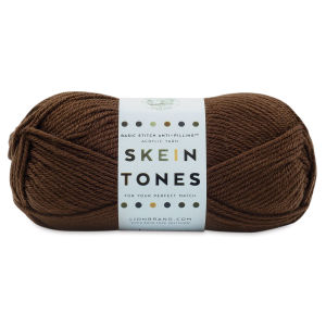 Lion Brand Basic Stitch Anti-Pilling Skein Tones Yarn - Cocoa, 185 yards