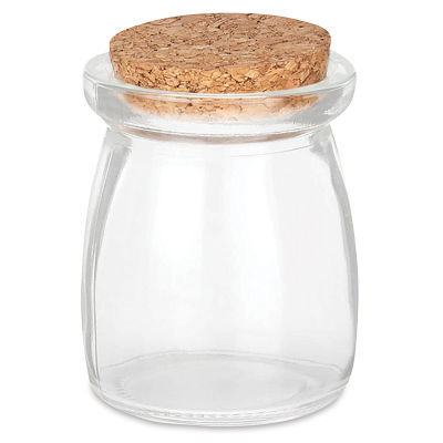 Craft Decor Glass Jar - Cork Lid, 3" H x 2-1/10" W