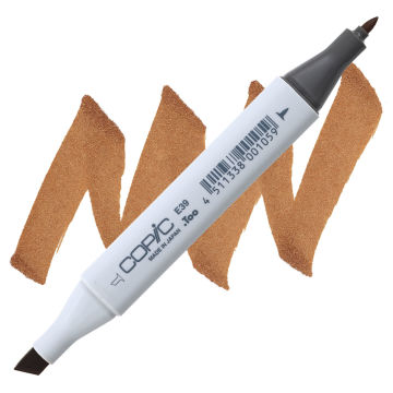 Copic Classic Marker - Leather E39 swatch and marker