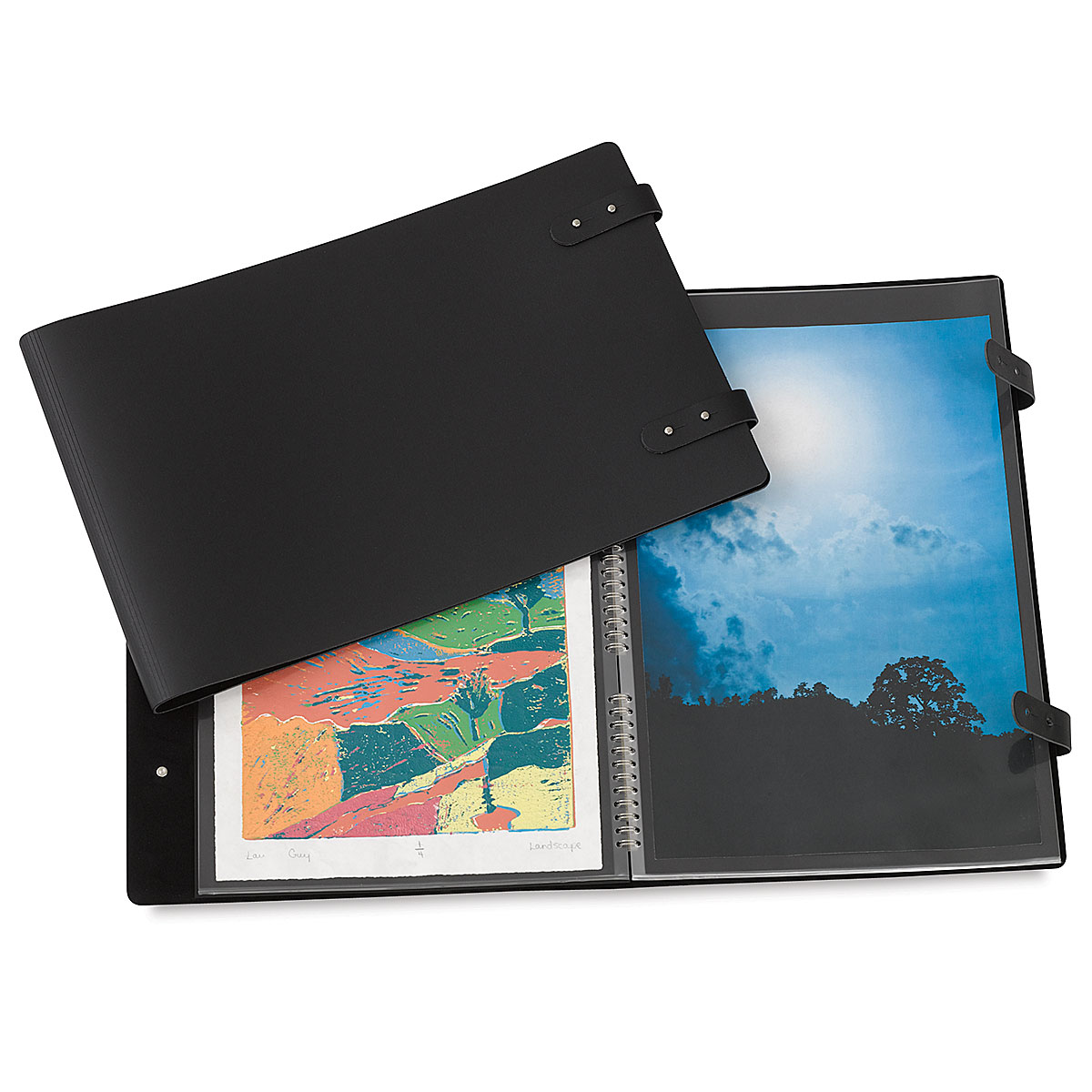  GoSee Professional Quality 13x19 inch Artist Portfolio  Presentation Book (24 Count, Top-Loaded Pages) Perfect for Travel and  Displaying Artwork : Office Products