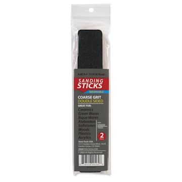 Open in modal - Xiem Tools Sanding Stick for Color Clays - Coarse Grit, Pkg of 2 - front of packaging