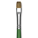Blick Economy Sable Brush - Flat, Long Handle, Size 12