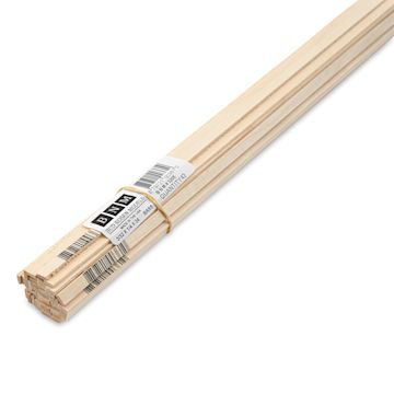 Open in modal - Bud Nosen Basswood Sticks - 3/32" x 1/4" x 24", 42 Sticks - close-up