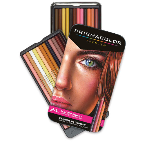 Prismacolor Premier 12 Colored Pencils Soft Core Tin 