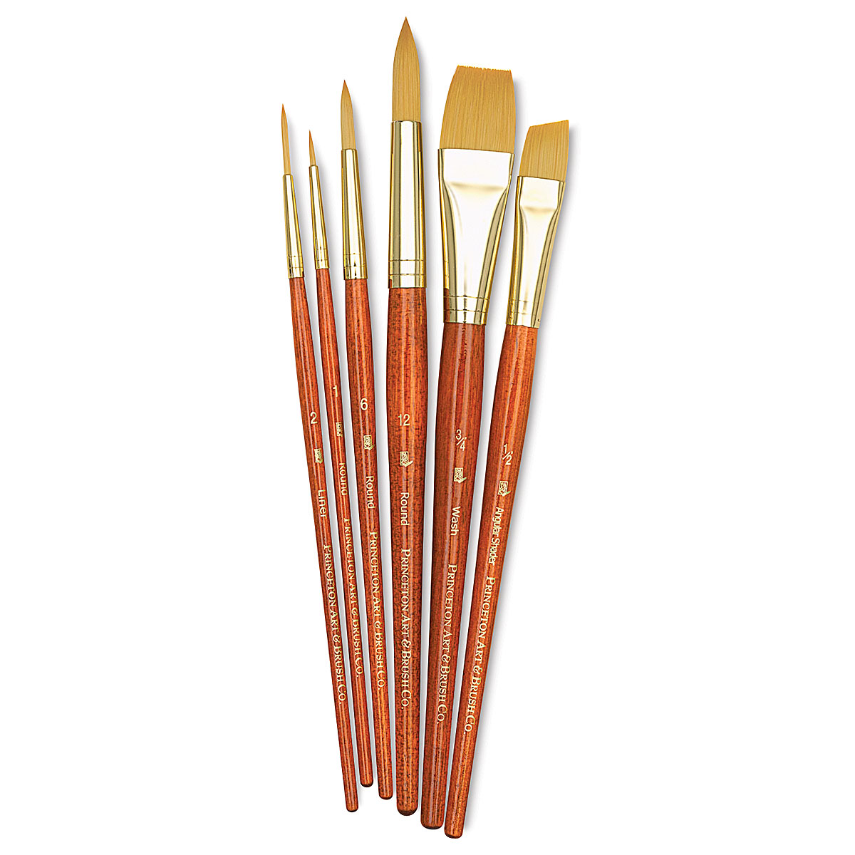 Princeton Series 9650 Snap! Golden Taklon Brushes - Artist & Craftsman  Supply