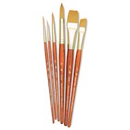 Princeton Real Value Series 9100 Synthetic Golden Taklon Brush Sets  