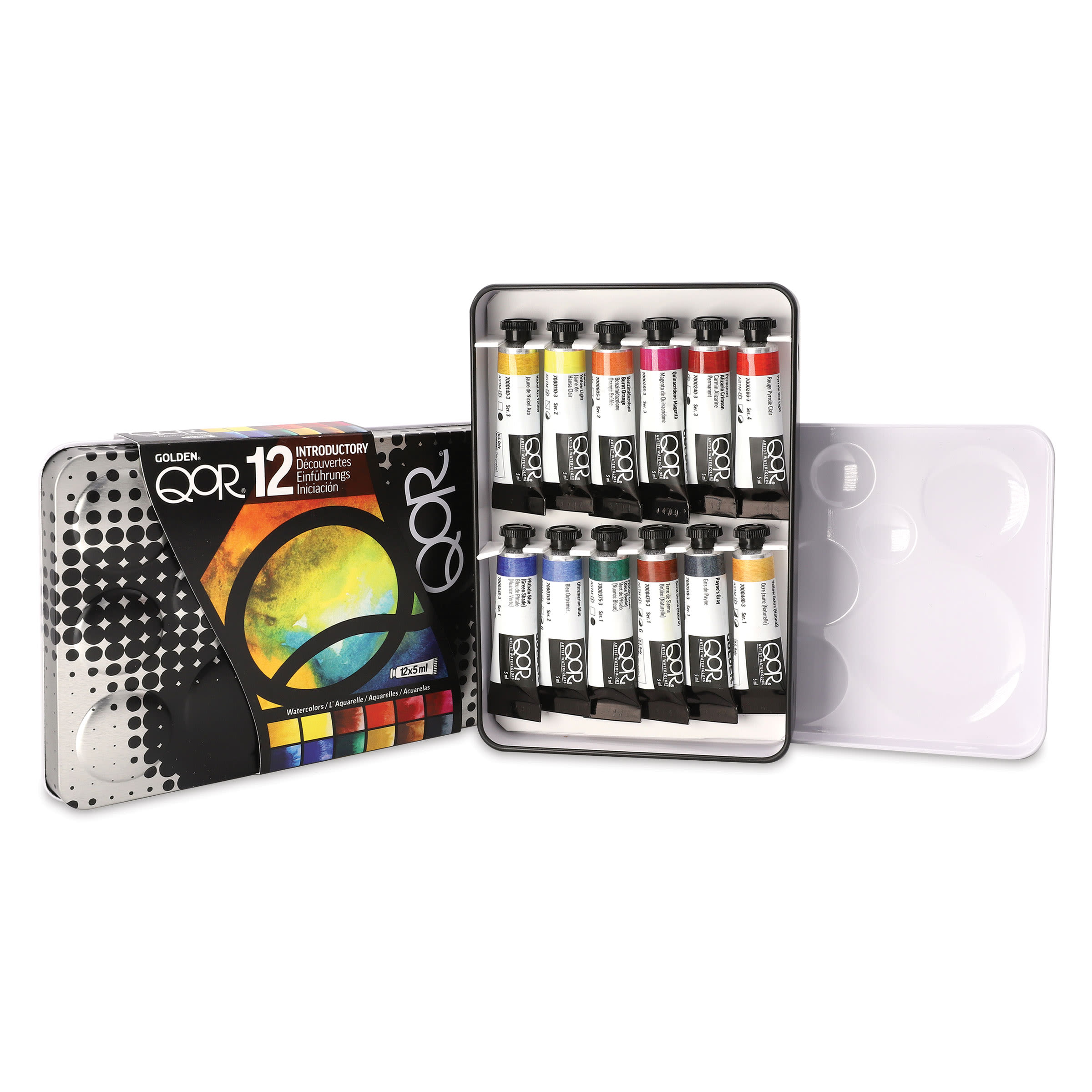 QoR Watercolor Set - Introductory Set of 12 Tubes